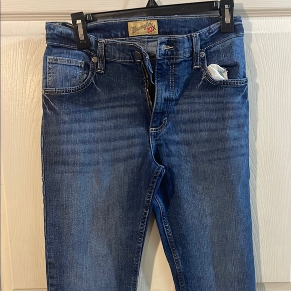 Wrangler Men's Blue Straight Jeans - Picture 2 of 7